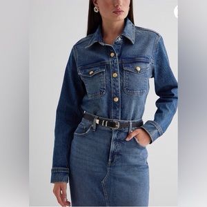 Express Denim Shirt/Jacket Size Large